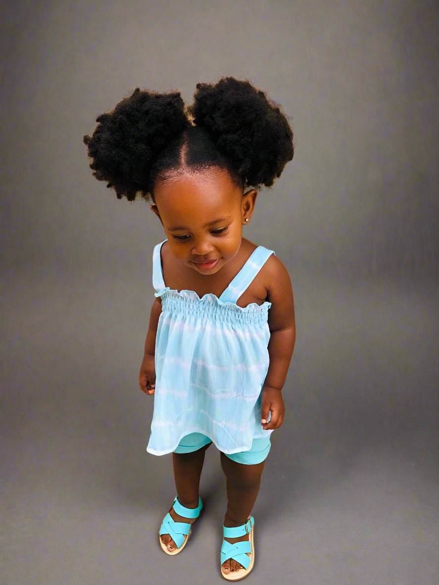 Kiddies hair afro puffs