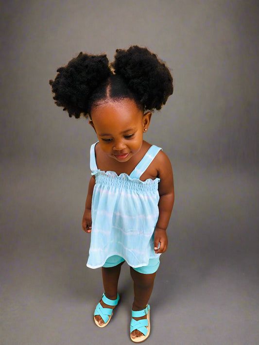 Kiddies hair afro puffs